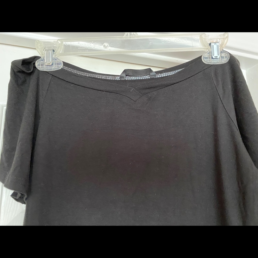 Off the shoulder tight fitting top